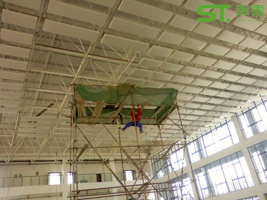 空間吸聲體安裝施工方案(圖2) 空間吸聲體安裝施工方案(圖2)